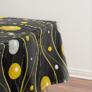 Search for silver and gold tablecloths Black
