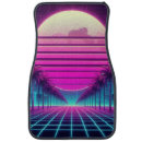 Search for 80s retro car floor mats Neon