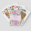 Search for bachelorette playing cards Floral