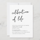 Search for celebration of life Black and white