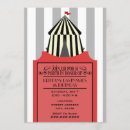 Search for circus ticket invitations Stripes
