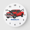 Search for red truck clocks Vehicle