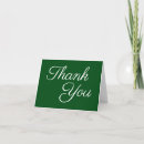 Search for emerald green white thank you cards Typography