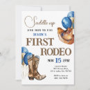 Search for cowboy 1st birthday invitations Western