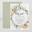 Search for poppy baby shower invitations Botanical