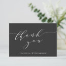 Search for black and white thank you cards Minimalist