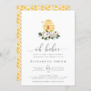 Search for bumble bee baby shower invitations Gold