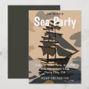 Search for pirate party invitations Modern minimal trendy
