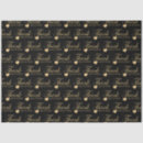 Search for thank you tissue paper Black and gold