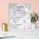 Search for salon price lists Wellness center