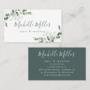 Search for eucalyptus business cards Feminine