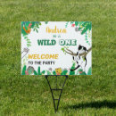 Search for 1st birthday outdoor signs Greenery