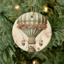Search for hot air balloon ornaments Vintage style