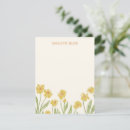 Search for daisies note cards Yellow