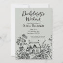 Search for camping bachelorette party invitations Cabin