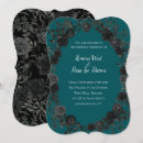 Search for teal rose wedding invitations Floral