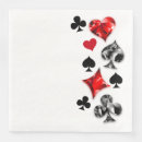 Search for playing cards napkins Heart