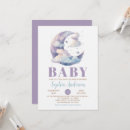 Search for purple moon baby shower invitations Cute