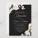 Search for pink black quinceanera invitations Elegant