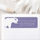 Search for elephant return address labels Animal