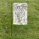 Search for wildflowers outdoor signs Welcome