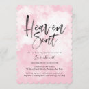 Search for angel baby shower invitations pink