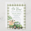 Search for tractor baby shower invitations Pig