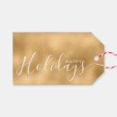 Search for white and gold gift tags Typography