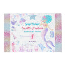 Search for mermaid placemats Whimsical