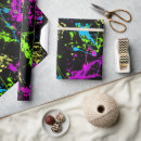 Search for paint splatter wrapping paper Party