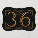 Search for 36th birthday invitations Gold