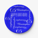 Search for 65th birthday plates Party