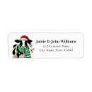 Search for cow return address labels Cute