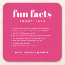 Search for hot pink coasters Typography