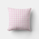 Search for pink plaid pillows White