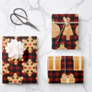 Search for buffalo plaid wrapping paper Snowflakes
