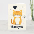 Search for black cat thank you cards Cute