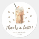 Search for thanks latte stickers Watercolor