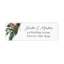 Search for winter return address labels Elegant