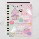 Search for pink halloween invitations Trick or treat
