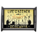 Search for art deco serving trays Black and gold