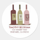Search for wine bottle wedding stickers Vineyard