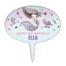 Search for mermaid cake toppers Under the sea