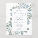Search for blue flower border wedding invitations Classic