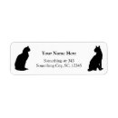Search for black cat return address labels Cats