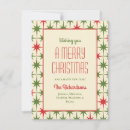 Search for mid century modern christmas cards Atomic