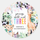 Search for young wild and three stickers Jungle