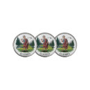 Search for funny golf ball markers Illustration