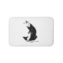 Search for fish fishing fisherman bath mats Bass
