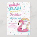 Search for splash bash invitations Girl pool party